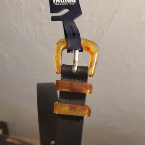 ⭐️3 For$20⭐️Indigo Men's Black and Brown Belt